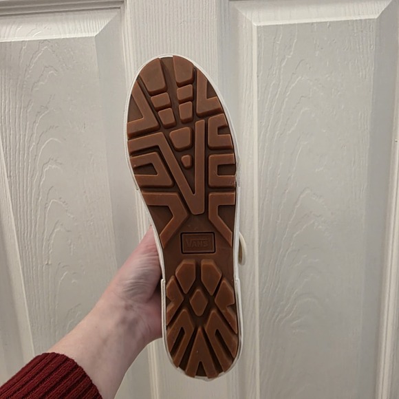 Vans Cream White Canvas Classic Mary Jane T-Strap Style 93 Sneakers Size 9.5 - Picture 7 of 9